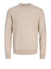 jack e jones pullover uomo 12298327 moonbeam avorio 162058537