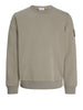 jack e jones felpa jjcleveland sweat uomo 12298440 vetiver verde 164865073