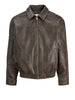 jack e jones giubbino di pelle jjmarlon uomo 12298762 cocoa marrone 167594380