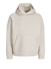 jack e jones felpa cappuccio jjebarron sweat uomo 12298905 moonbeam avorio 163389540