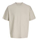 jack e jones t shirt jjebarron tee uomo 12298906 moonbeam avorio 160053407