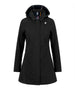 k way trench mathy bonded donna k2148bw black blue depth nero 160155959