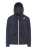 k way felpa zip prosper unisex k4147lw blu 163828194