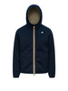 k way giubbino jack spacer nylon double uomo k8142yw blu 162239103