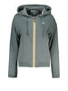 k way felpa zip lara brushed pc donna k8148kw green dk jungle verde 162732371