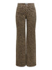only pantalone straight onlmadison donna 15355777 animalier beige maculato 162456391