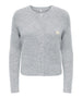 only cardigan donna 15378144 light grey melange grigio 162698669