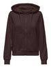 only felpa zip onlbest donna 15384783 chocolate torte marrone 161524100