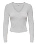only maglia donna 15386480 light grey melange grigio 160209704