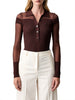 patrizia pepe maglia donna 8k0164kk003 wood brown marrone 168539077