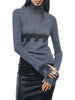 patrizia pepe dolcevita donna 8k0417kk009 grigio 164821297