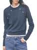 patrizia pepe pullover donna 8k0430km36 blu 166610394