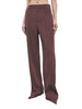patrizia pepe pantalone palazzo donna 8p0613a6f5 wood brown marrone 163899414