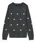 vero moda pullover vmdoffy donna 10330790 dark grey melange w white hea grigio 168387952