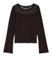 vero moda pullover vmcricket donna 10350232 chocolate torte marrone 165230841