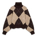 vero moda pullover donna 10350491 chocolate torte w silver mink beige 162777988