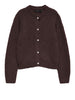 vero moda cardigan donna 10352881 chocolate torte w jewel butto marrone 168614021