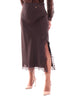 yes zee gonna longuette donna s012dt00 moro marrone 167068309