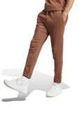 Adidas Pantalone Tuta All Szn Fleece Tapered Uomo IJ6901 Brown - Marrone