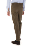 Berwich Pantalone Chino Uomo TS1620X Army - Verde