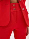 Blugirl Pantalone Zampa Blugirl da Donna - Rosso