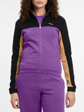 Fila Felpa Zip Donna FAW0587 NerO-ViolA-Iced Coffee - Multicolore