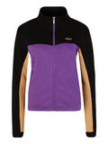 Fila Felpa Zip Donna FAW0587 NerO-ViolA-Iced Coffee - Multicolore