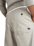 G-star Pantalone Chino Pleated Relaxedda Uomo D20147-D190C Elephant Skin - Grigio