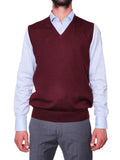 Gran Sasso Gilet VNeck Uomo 55127-14290 - Bordeaux