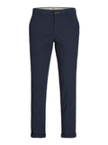 Jack e Jones Pantalone Chino Uomo 12206198 - Blu