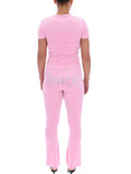Juicy Couture Pantalone Tuta Freya Flare Donna VIJH70196 - Rosa