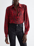Liu Jo Blusa Donna MF3331T5958 Rouge Python Heart - Rosso