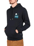 Penfield Felpa Cappuccio Mountain Back Graphic Uomo PFD0271 - Nero