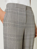 Twin Set Pantalone Chino Check And Lace Donna 232TP2632 Check Neve/nero - Grigio