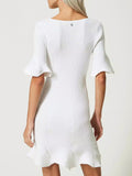 Actitude Vestito Mini Donna 241AP3050 Papers - Bianco