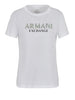 armani exchange t shirt donna 3dyt13yj8qz bianco 5198305