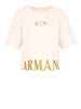 armani exchange t shirt donna 3dytagyjg3z rosa 4590732