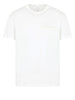 armani exchange t shirt uomo 3dztagzj9tz off white bianco 848031