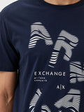 Armani Exchange T-shirt Uomo 3DZTBEZJA5Z Navy Blazer - Blu