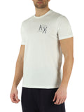 Armani Exchange T-shirt Uomo 3DZTHQZJBYZ Off White - Bianco