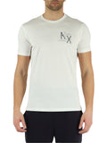 Armani Exchange T-shirt Uomo 3DZTHQZJBYZ Off White - Bianco