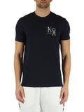 Armani Exchange T-shirt Uomo 3DZTHQZJBYZ Night Sky - Blu