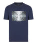 armani exchange t shirt uomo 3dzthvzjbyz night sky blu 1950449