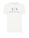 Armani Exchange T-shirt Uomo 3DZTJEZJH4Z Off White - Bianco