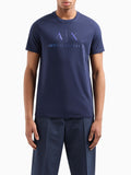 Armani Exchange T-shirt Uomo 3DZTJEZJH4Z Navy Blazer - Blu