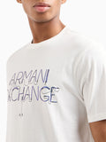 Armani Exchange T-shirt Uomo 3DZTJFZJH4Z Off White - Bianco
