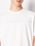 Armani Exchange T-shirt Uomo 3DZTLGZJ9JZ Off White - Bianco
