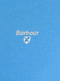 Barbour Polo Tartan Pique Uomo MML0012 Delft Blue - Celeste