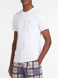 Barbour T-shirt Tartan Sports Uomo MTS0670 - Bianco