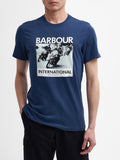 Barbour T-shirt Chisel Uomo MTS1243 Cobalto - Blu